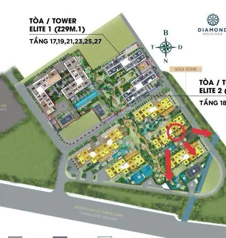 [giá tốt] bán 3pn, 2wc 81m2 tòa s2 ban công đn giá 6,67 tỷ bao phí tại lumi hanoi 0974 690 ***