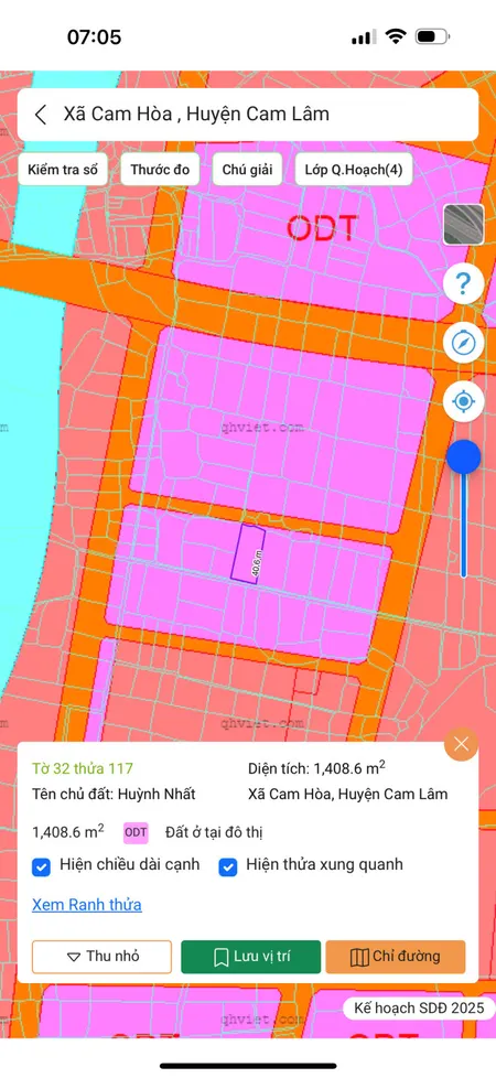 ĐẤT ĐẸP CAM LÂM – GIÁ CHỈ 550 TRIỆU – SỔ SẴN – MUA NGAY KẺO LỠ!
