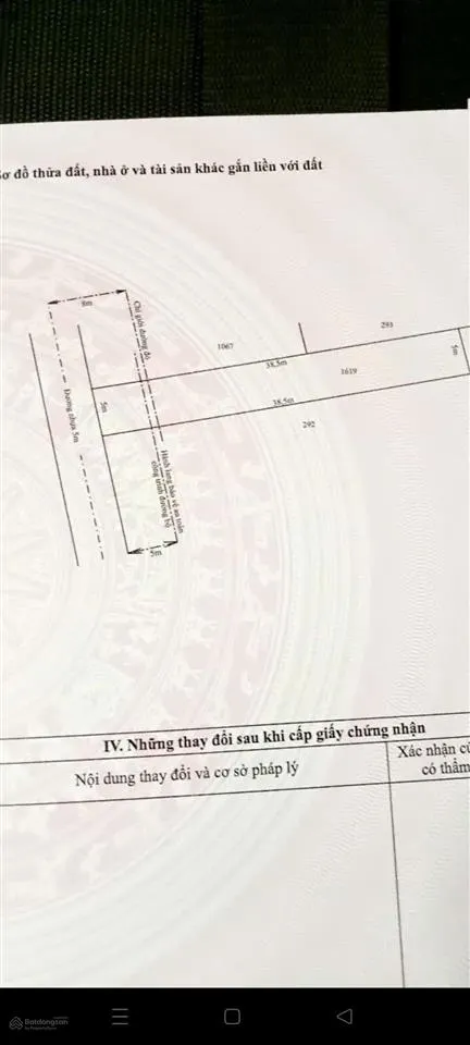 Chính chủ bán lô đất mặt tiền nhựa (5 x 38,5). nằm ngay trung tâm thị trấn đức hòa long an