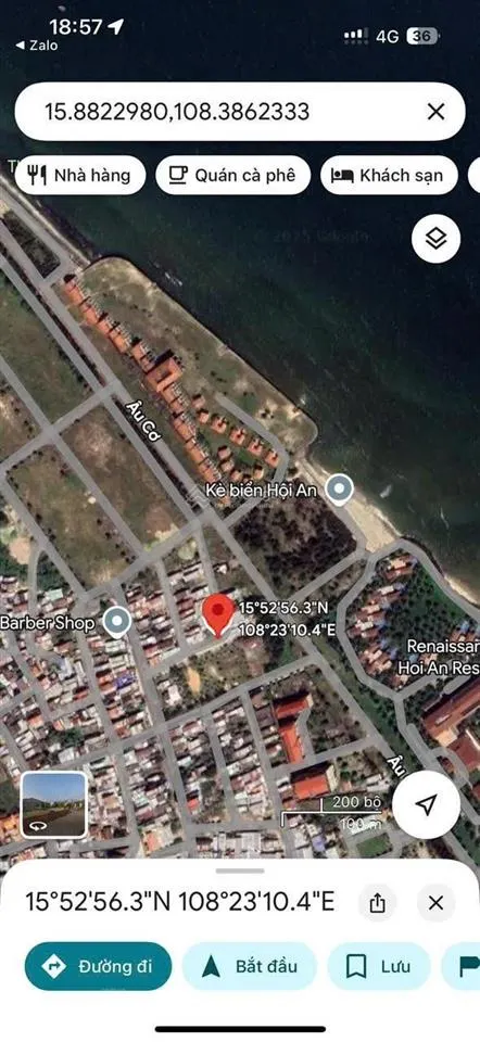 Cửa đại hội an. lô góc 2 mặt tiền đối diện công viên sát biển. nhỉnh hơn 4.3 tỷ