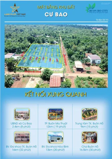 Bán đất 113.7m² giá 295 triệu Phường Cư Bao