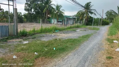 Hạ giá bán gấp Đất thổ vườn 5000m2 đối diện dự án Lago, cách ĐT 824 chỉ 300m, Lương Bình, Bến Lức, Long An