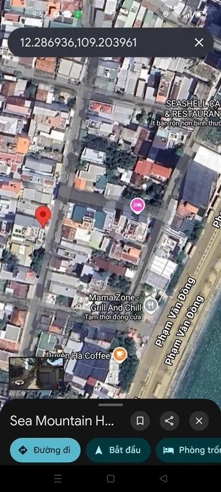 Bán đất tặng nhà cấp 4 mặt tiền dương hiến quyền nha trang cách biển 100m