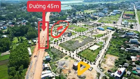 Chính chủ bán lô góc siêu phẩm 2 mặt tiền kế đường 45m trục chính ngãi an cát khánh