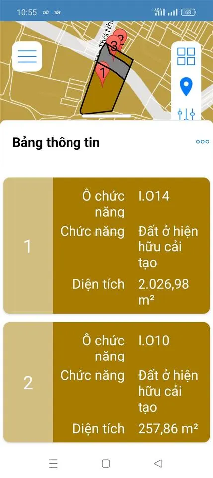 Đất thổ cư 5x22m, mặt tiền ttn26 gần ngã 3 hồng châuchợ thành ông năm xã tân thới nhì