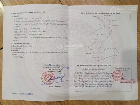 Bán đất phan đăng lưu, 3,75 tỷ, 17000 m2, mt 370m km5 yên thịnh, tp yên bái cách quảng trường 1km