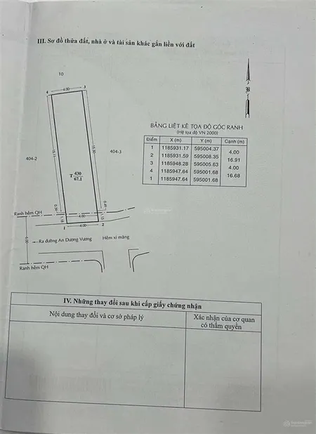 100% thổ cư hxh 6m đường an dương vương p. 16 q. 8 dt 67m2 giá chỉ 4.9 tỷ (còn tl)