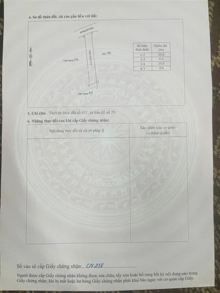 Bán đất 172m² trung tâm xã nguyệt ấn, ngọc lặc đường bê tông 8m ô tô tránh gía 118 triệu