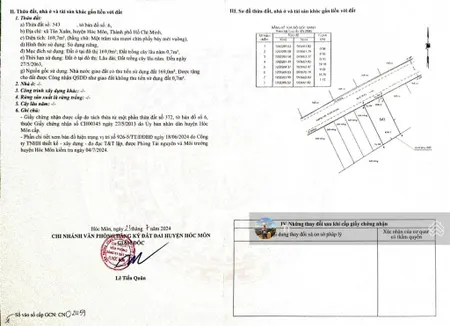 Bán lô đất 9x20m full thổ cư 169m2 1/ tô ký tân xuân hóc môn hẻm 8m giá 8.5 tỷ cách q12 800m