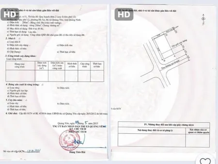 Ô góc 2 mặt tiển. diện tích 200m2 mt 10m. khu phố 12 hà an quảng yên hạ long. giá đầu tư