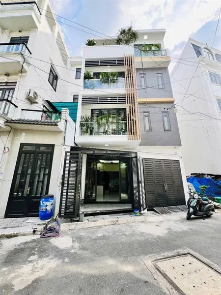 Bán nhà 7x10m 1lững 3lầu đường 8m thông hiệp thành 42, q12 khu nhà lầu đồng bộ văn minh