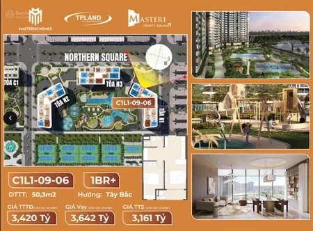 Căn 1pn + view ngoại khu biệt thự & công viên không gian sống xanh giữa lõi đô thị