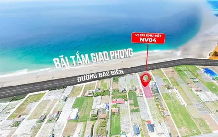 Chính chủ cần bán gấp lô đất nền ngay mặt biển quất lâm, diện tích 100m2 giá chỉ 900tr