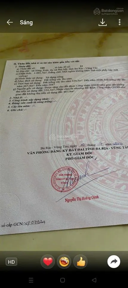 Lô đất đẹp, thích hợp làm nhà vườn, đầu tư giữ đất dài hạn hoặc làm trang trại nghỉ dưỡng