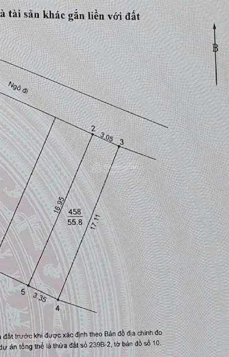 Phúc lợi, đất trung tâm nở hậu 56m2, 6.05 tỷ đường trước đất 3.5m