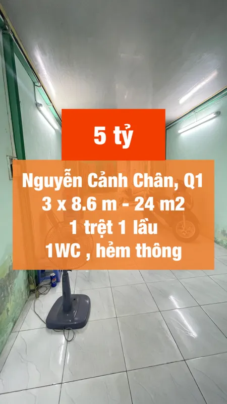 Nhà Nguyễn Cảnh Chân chỉ 5 tỷ !