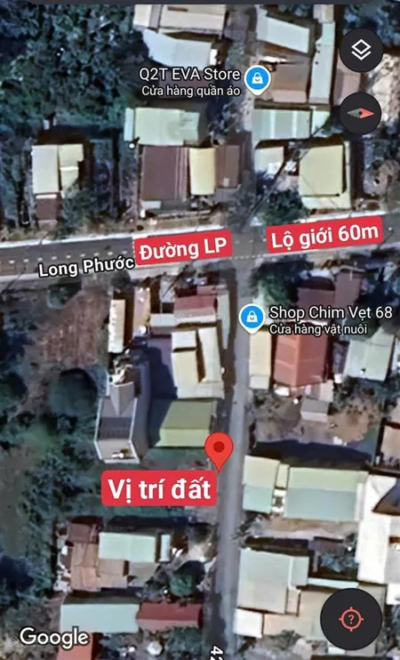 Đất thổ cư 200m2 (6x33) gần làng đại học, đường nhựa 6m, cách mt long phước 40m, p long phước, q9