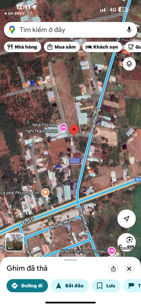 Bán đất 168m2m² ngang 7,7m giá 1.29 tỷ Xã Đất Đỏ