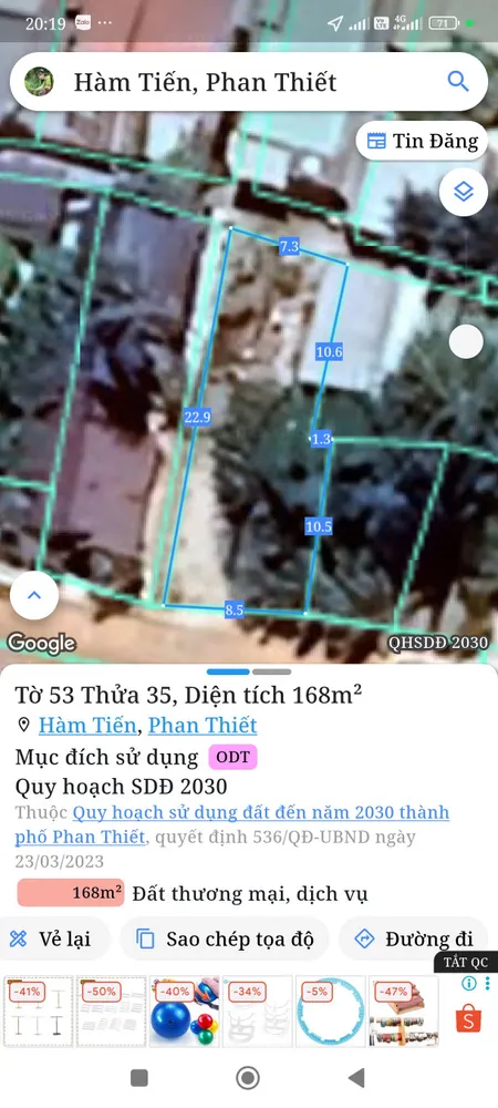 Bán đất 168m² Phường Mũi Né