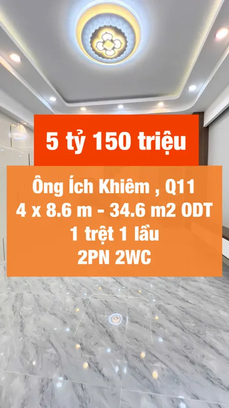 Nhà đẹp Ông Ích Khiêm chỉ 5.15 tỷ