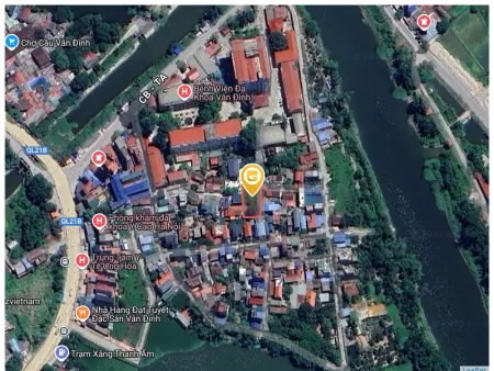 Bán đất 104m² ngang 7m giá 2.3 tỷ Xã Vân Đình