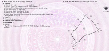 Cần bán đất xã Đại Lào