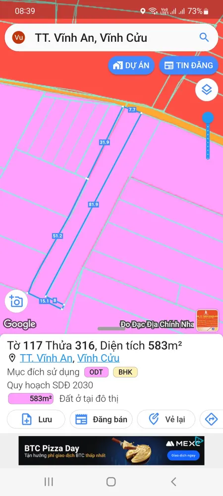 Nhà Đất TT Vĩnh An Vĩnh Cửu Đồng Nai