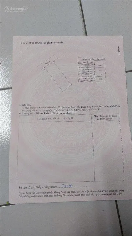 Bán nhanh lô đất 102m2 khu chợ tình, ngọc thanh, phúc yên, vĩnh phúc