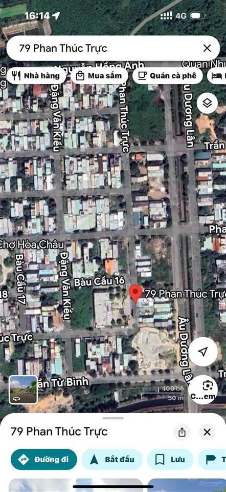 Bán lô đường 5.5m phan thúc trực hoà xuân đà nẵng, ngay trường học lê kim lăng