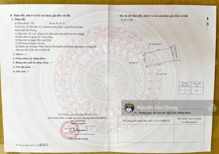 Cần bán đất trần bá lương, tiểu trà, hưng đạo, dương kinh 45.3m2, ngõ 2,5m, giá chỉ 1,1x tỷ