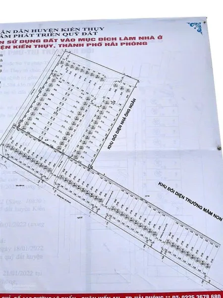 Bán siêu phẩm tại tân trào, kiến thụy, hải phòng với diện tích 139m2