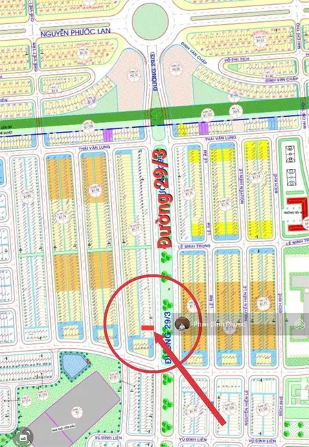 Bán lô đất mặt tiền đường 29/3 đông nam hòa xuân, đà nẵng