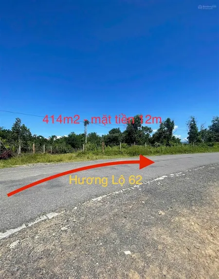 Bán lô đất 2 mặt tiền hl62 sông cầu, cách kcn 800m. dt 414m2 giá 1,75 tỷ