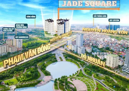Bán chcc cao cấp jade square, cổ nhuế, bắc từ liêm 6,79 tỷ 80,45m2 2pn + 2wc giá siêu hời,