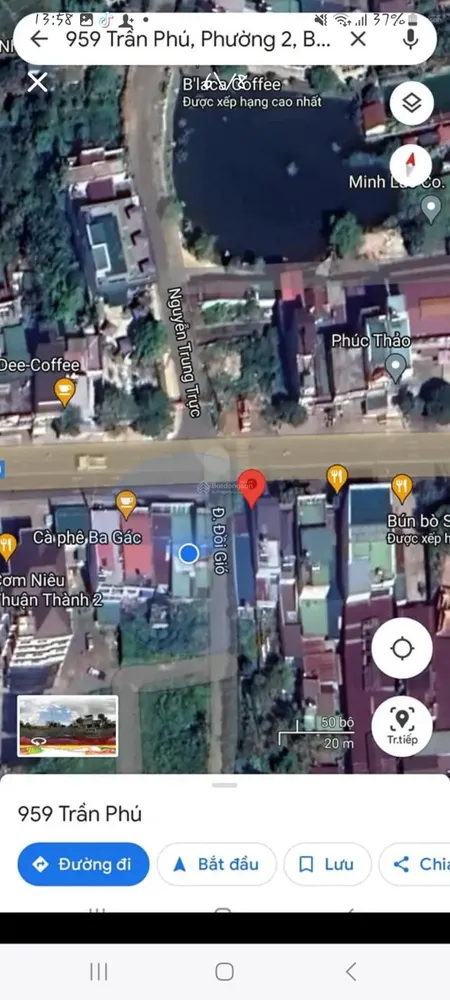 Bán đất tặng nhà đường Trần Phú, Bảo Lộc