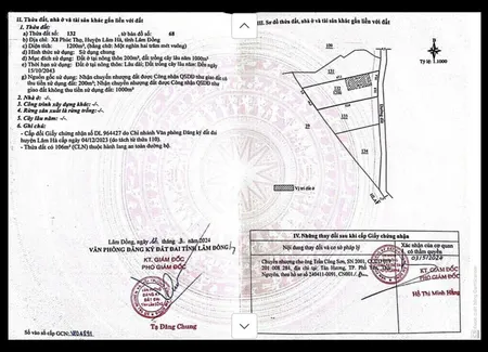 Bán đất xã Phúc Thọ, Lâm Hà