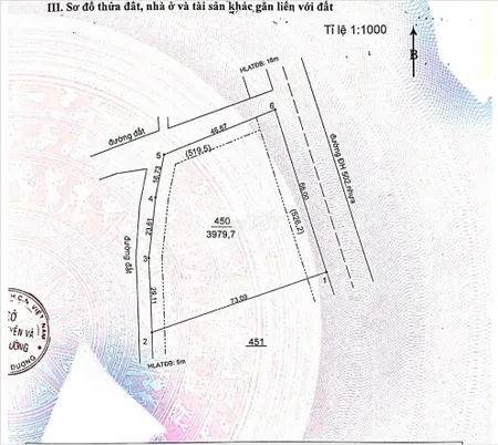 Bán đất 3979.7m² ngang 66m giá 16.75 tỷ Xã Phú Giáo