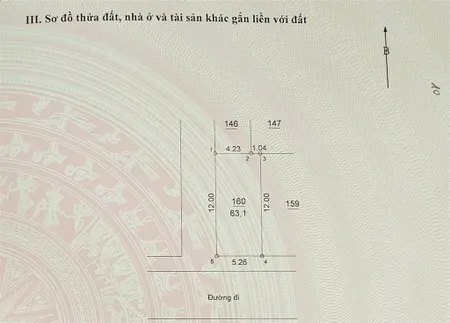 B.án nhanh lô đất dv khu 6.9ha vân canh, 63m, ko lỗi gì.