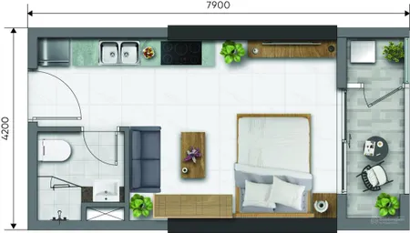 Bán nhanh căn studio daqua q8, tầng trung. giá 1,979 tỷ allin. nh hỗ trợ 7080%. 0931 322 ***