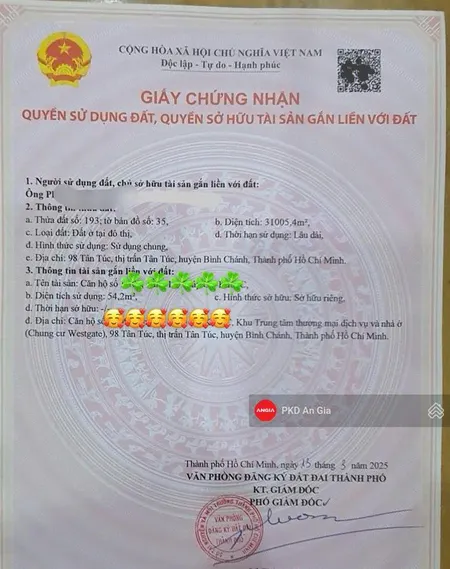 Westgate sẵn sổ hồng giá 2tỷ400 công chứng sang tên ngay view nội khu nhà mới