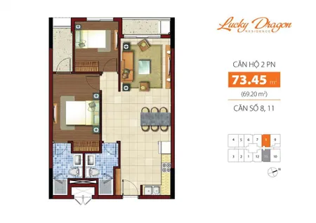 Bán căn hộ 74m2, 2 pn, 2 wc, 4,2 tỷ. khu compound an nình, sạch sẽ, hồ bơi, công viên