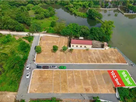 Bán lô góc đẹp nhất khoang mái, đồng trúc, giá 4.1 tỷ, dt 98.3m2 mt 6.9m