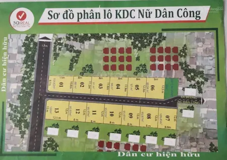 Chính chủ bán lô đất 2 mặt tiền đường nữ dân công có sổ hồng, gpxd