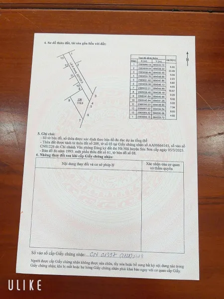 Bán đất 119m² ngang 7,9m giá 1.4 tỷ Xã Trung Giã
