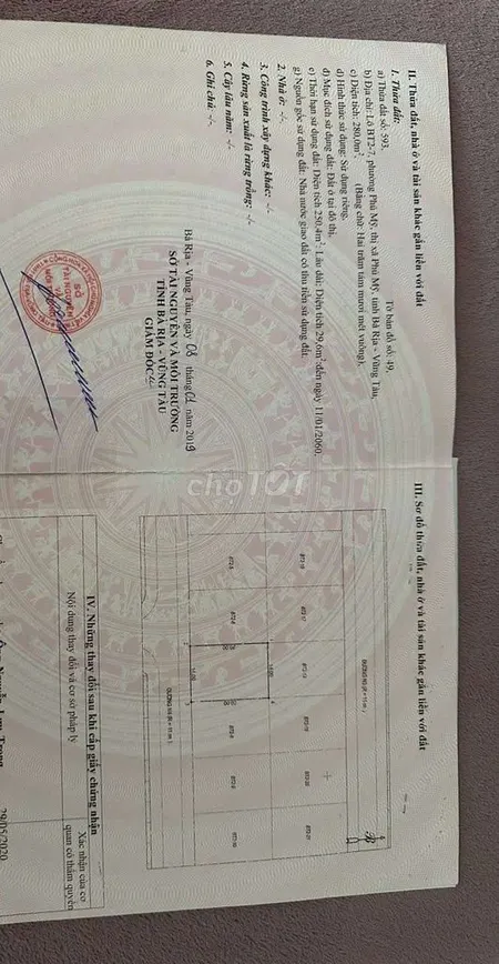 Bán đất 280m² ngang 14m giá 9.4 tỷ Phường Phú Mỹ