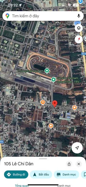 Mt Vip Lê Chí Dân-Hiệp An (phường Phú An-TP.HCM) đối diện ngay cổng sau KDL Đại Nam kế góc ngã tư ngang 16m làm gì cũng đẹp