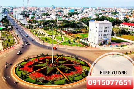 Đất mặt tiền hùng vương trục chính kinh doanh sầm uất nhất phan thiết lô cặp đẹp giá tốt