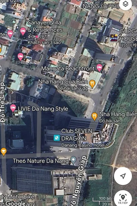 Bán cặp góc mặt tiền trần đình đàn sát biển dt 534m2 ngang 27m gọi đàm tiến
