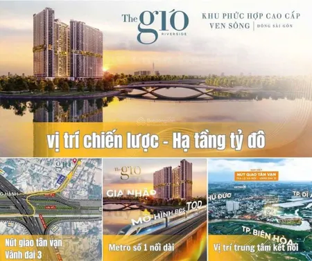 Căn hộ view sông khu phức hợp ven sông khu đông sài gòn một nhà ga đến 3 thành phố