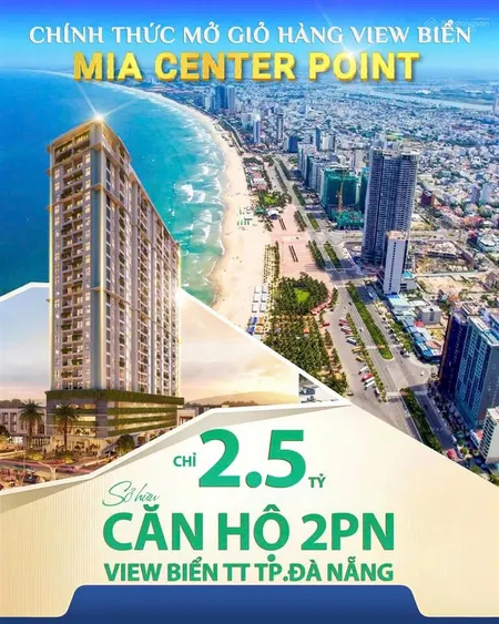 Chỉ từ 2,5 tỷ sở hữu căn hộ 2pn view biển tại đà nẵng giỏ hàng mới từ cđt 0972 700 ***